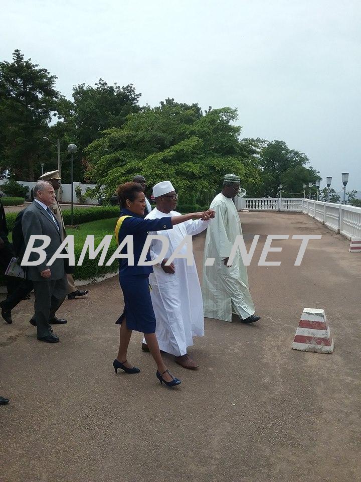 ibrahim-boubacar-keita-ibk-president-malien-michaelle-jean-secretaire-francophonie-oif-coiline-koulouba