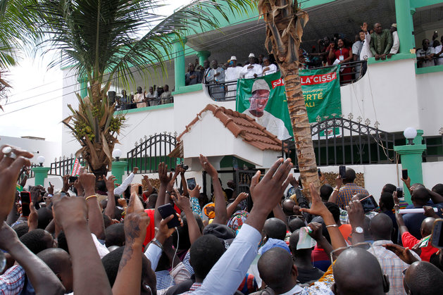 quartier-general-qg-soumaila-cisse-urd-president-militaint-manifestation-soutien-campagne-victoire-vote