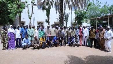 Une photo de groupe de la cérémonie d'ouverture de l'atelier. Crédit Photo: Meguetan INFOS
